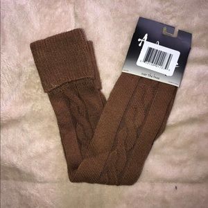 Brown Over the knee Kardashian Socks